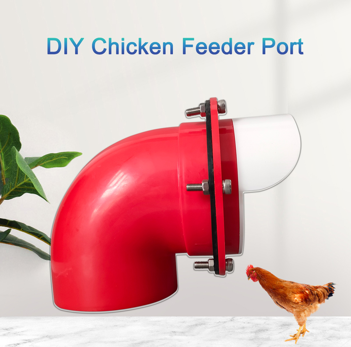 chicken feeder port)