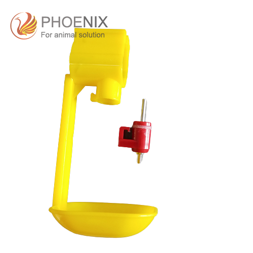 Poultry Farm Nipple Drip Cup Plastic Chicken Nipple Drinker With Drip Cup Nipple Drinker with Hanging Cup PH-30