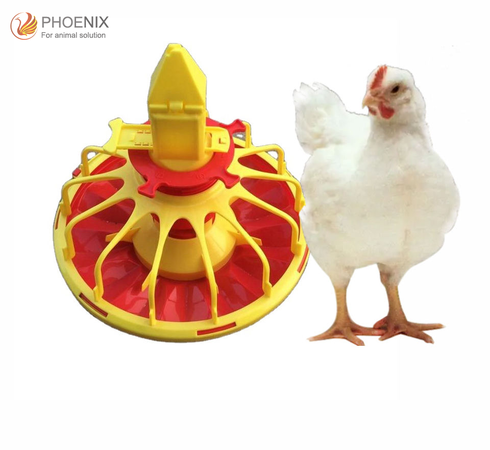 Plastic Poultry Feeder Pan Tray Automatic Broiler House Drinking & Feeding System Farm Equipment PH-131