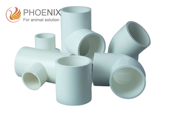 Pvc Water Connection 1/2" PVC Tee Fittings White Mounting Brackets Pipe Tee Fitting For Water System 