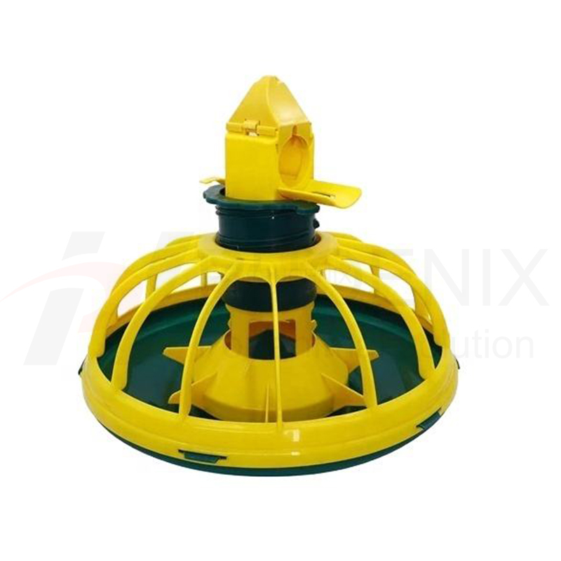 Chicken House Automatic Chicken Feeder Pan 15 grille For Chicken House Equipment Breeder Rooster Feeding System PH-154
