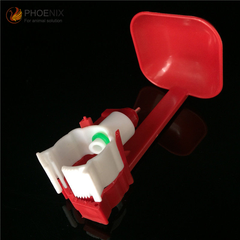 Plastic Drinker Cup Nipple Drinker with Drip Cup Poultry Water Nipple Drinker With Hanging Drip Cups, PH-35