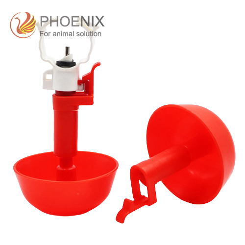 Chicken Nipple Drinker Automatic Water Drinking System With Two-lever Boom Drip Cups PH-41